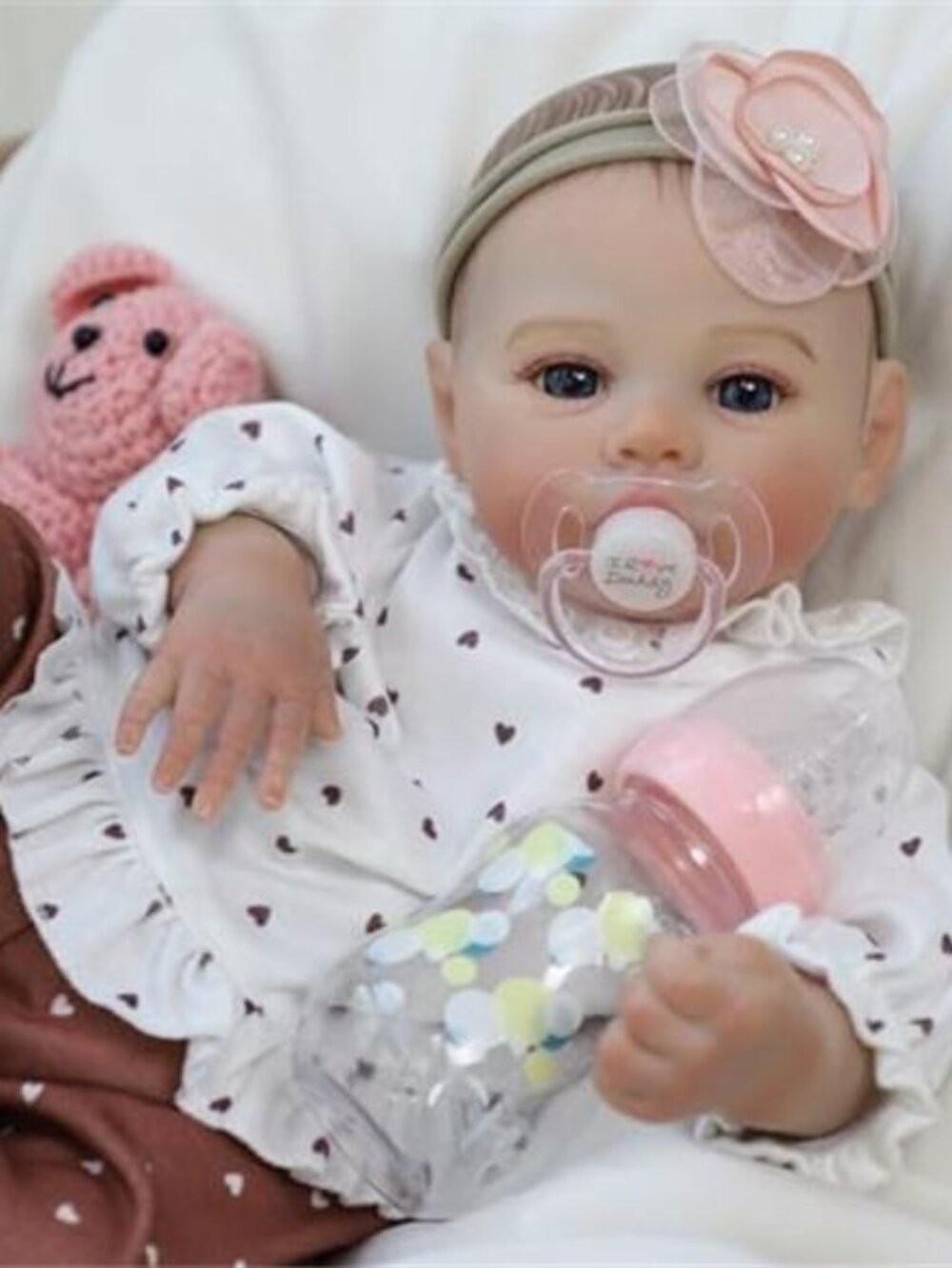 18 Inch Realistic Baby Doll Girl - Picture 4 of 6